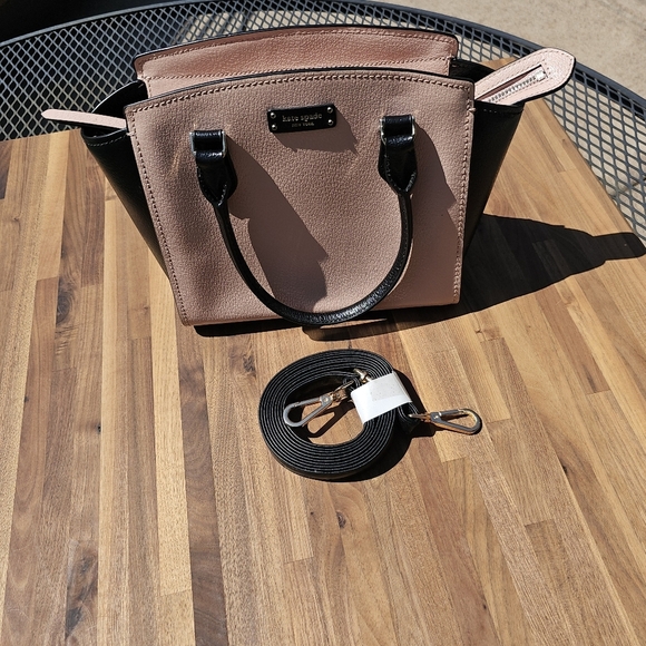 Kate Spade Jeanne Pink and Black Women's Handbag - Picture 2 of 11